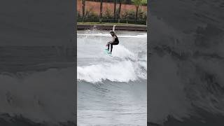 How To Properly Surf A Wave Pool #Shorts #Textbook