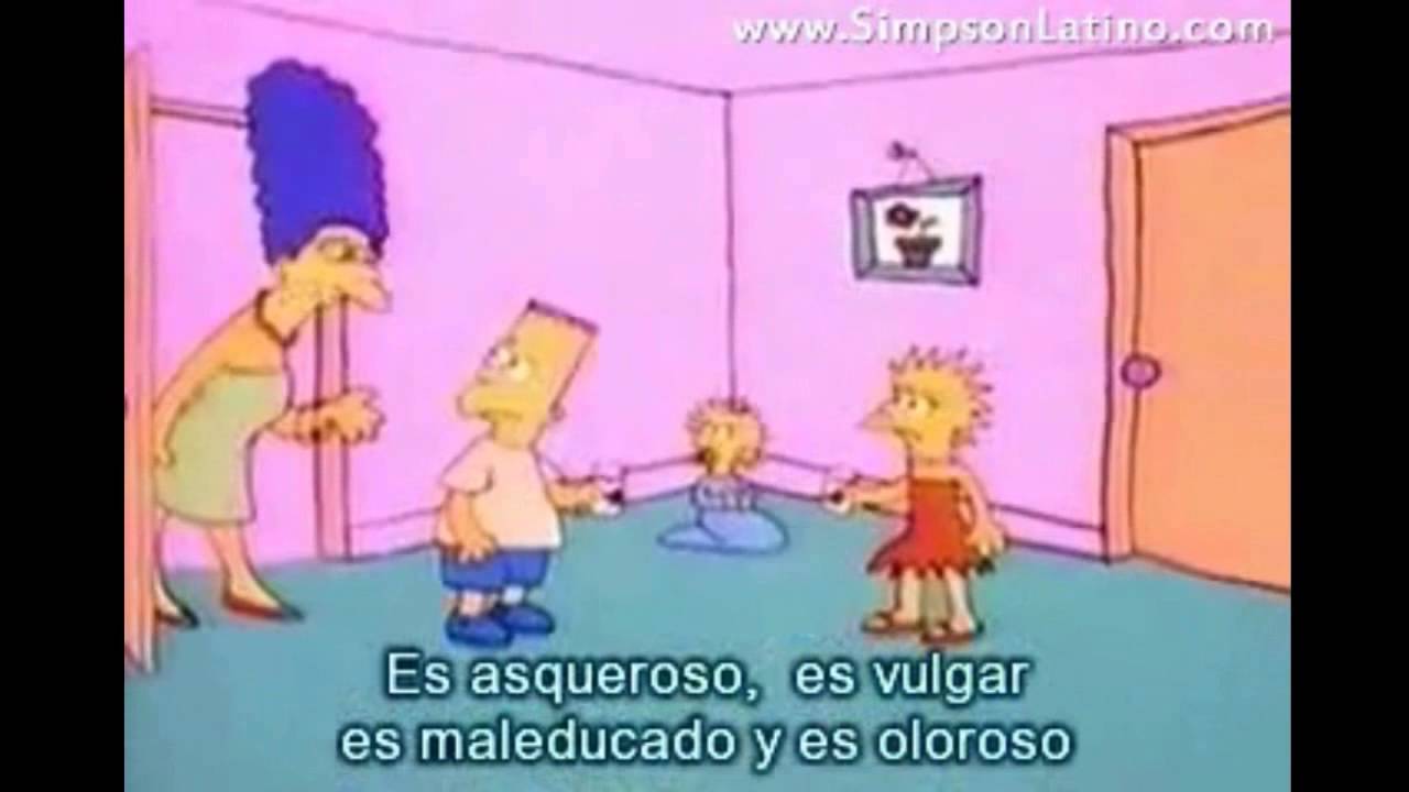Los Simpsons Capitulo 6 Temporada 0 Concurso de Eruptos