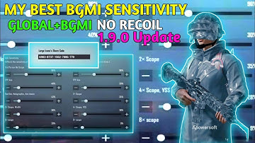 New Update 1.9.0 !! Best Sensitivity CODE + Control Setting PUBG Mobile | BGMI After Update 1.9.0