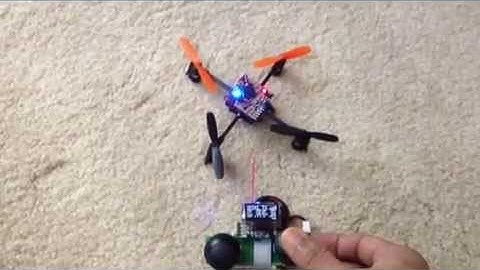 NanoFlyer Quadcopter and the MiniTX transmitter