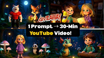 Create 30-Minute AI Videos in Minutes Using ONE Prompt (Nano Banana Free Tool!)