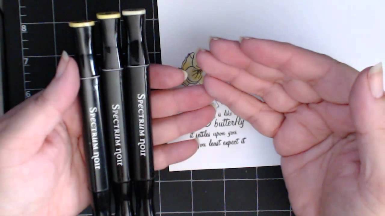 Review - Spectrum Noir Alcohol Markers - YouTube