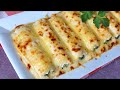 Canelones de pollo y espinacas rápidos con muchos TRUCOS