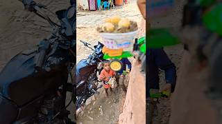 mini tractor ice cream load karke gira Diya#viral 🚜🚛🤣