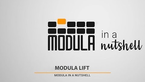 Modula Lift: Save 90% Floor Space with the Smart VLM | Modula in a Nutshell (EN)