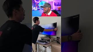 This Ultrawide Curved Monitor is Insane #gamingsetup #desksetup #monitor