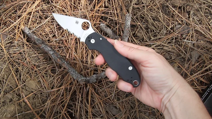 Spyderco Para 3 C223GPS - video demo