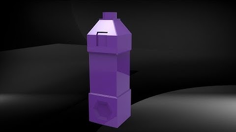 Bottle in CATIA surface
