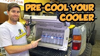 Keep Ice Longer by PreCooling your Coolers