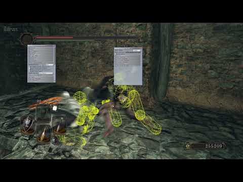 Proof that Dark Souls II hurtbox lags one frame behind