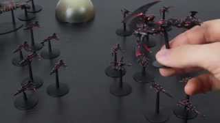 Battlefleet Gothic Dark Eldar Fleet Display