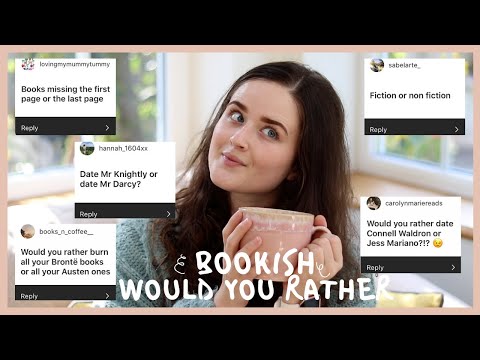 BOOKISH WOULD YOU RATHER 📚👀🤭