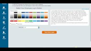 How to add a clock in button directly to your company's website for employees to clock in. screenshot 3