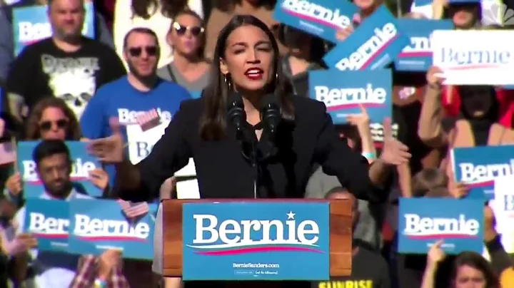 AOC's Electrifying Bernie Sanders Speech