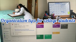 HOW TO STAY ORGANIZED IN COLLEGE| UIUC COLLEGE STUDENT