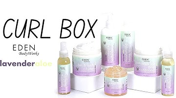Eden BodyWorks Lavender Aloe Collection | CurlBox Unboxing Non-Subscription 2022 | Devine_Beauty77