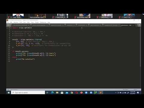 Linear Programming in Python  [implementation lab part 1(Optimization)]