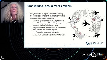 Forschungszentrum Jülich: Quantum Annealing for Optimization and Classification | D-Wave Qubits 2021