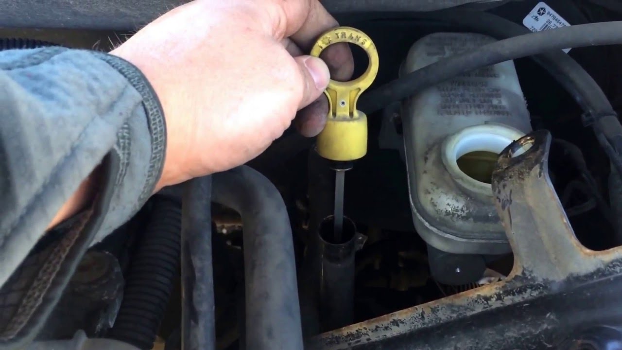 2002 dodge ram transmission fluid check