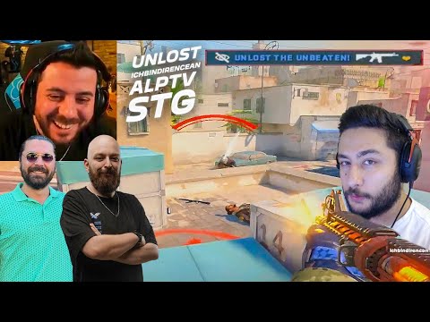 UNLOST ALPTV, DİREN VE STG İLE MİLLİ MAP DUST2 MM | Fire Flux UNLOST DUST2 MM
