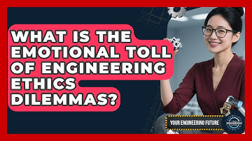 What Is The Emotional Toll Of Engineering Ethics Dilemmas? - Your Engineering Future