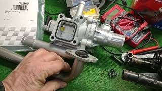 2015 Chevy Cruze 1.8 l coolant leak at the bottom of thermostat housing