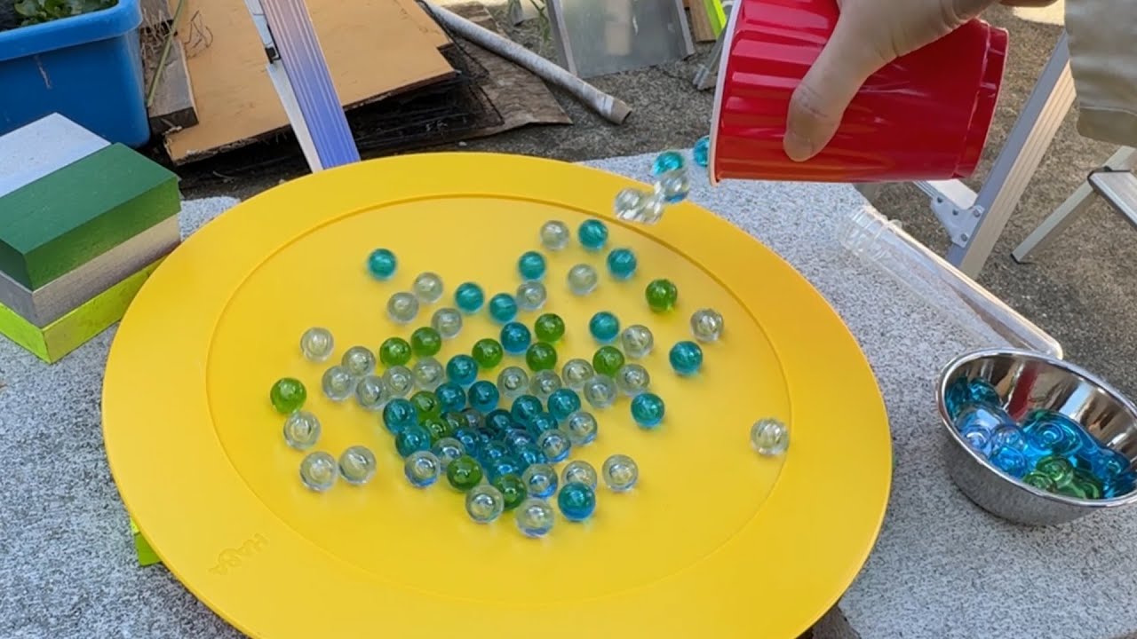 【Marble reverse video】Marble run Funnel　Haba Slope　16 types of balls #3