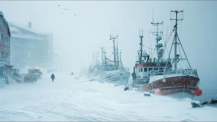 Surviving BLIZZARD 4 Days STRANDED in Extreme Arctic Town. HEAVY SNOWSTORM Winter Van Life Camping