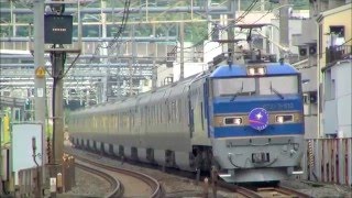 【HD】EF510-513牽引 8010レ 寝台特急カシオペア 赤羽～上野