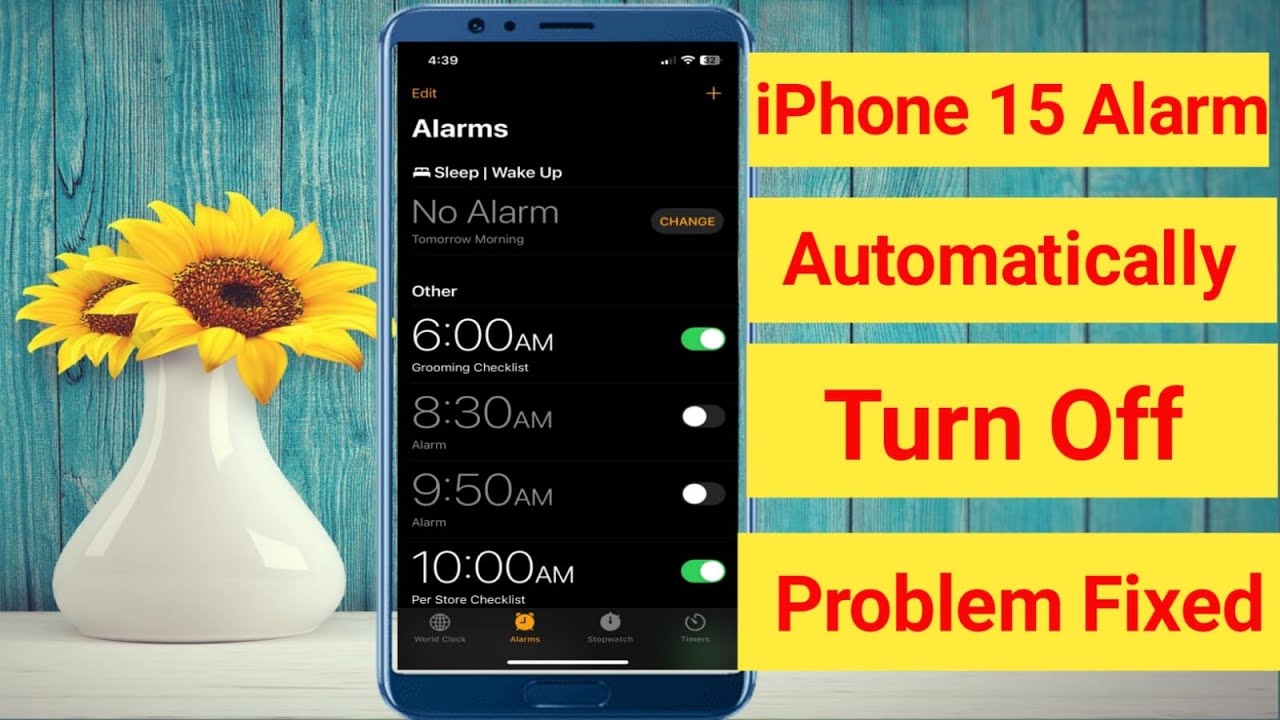 IPhone15 Alarm Automatically Turn Off Iphone 15 Alarm Automatically