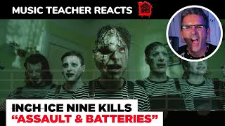 Music Teacher REACTS TO I̶n̶c̶h̶ Ice Nine Kills "Assault & Batteries" | MUSIC SHED EP 164