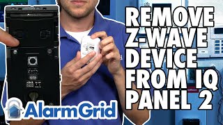 Removing A Z Wave Device From A Qolsys Iq Panel 2