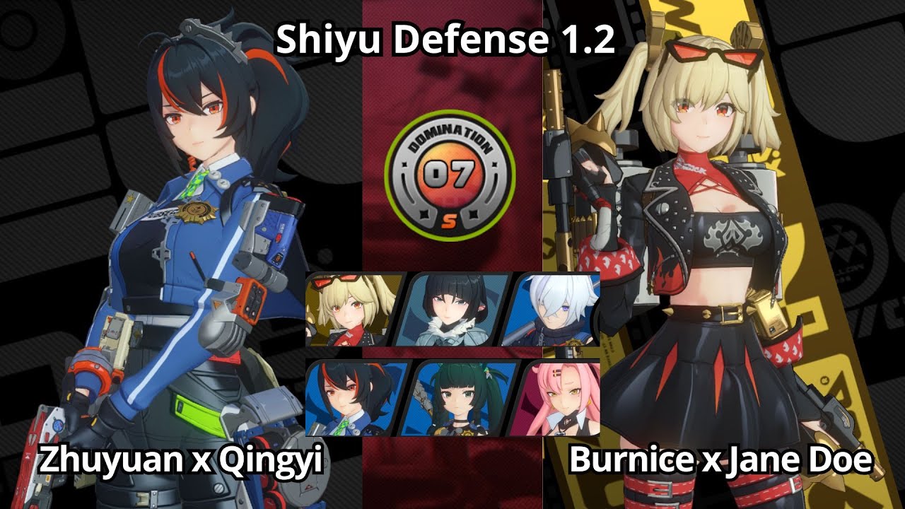M0 Zhu yuan x M0 Qingyi & M0 Burnice x M0 Jane Doe - Shiyu Defense 7 S ...
