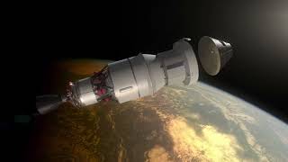Space Ship Satellite Deployment