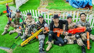 LTT Game Nerf War : Warriors SEAL X Nerf Guns Fight Braum Crazy Hunt Escaped Criminals