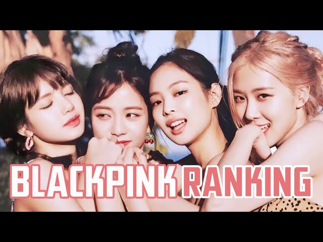 Blackpink Ranking In Different Categories Youtube