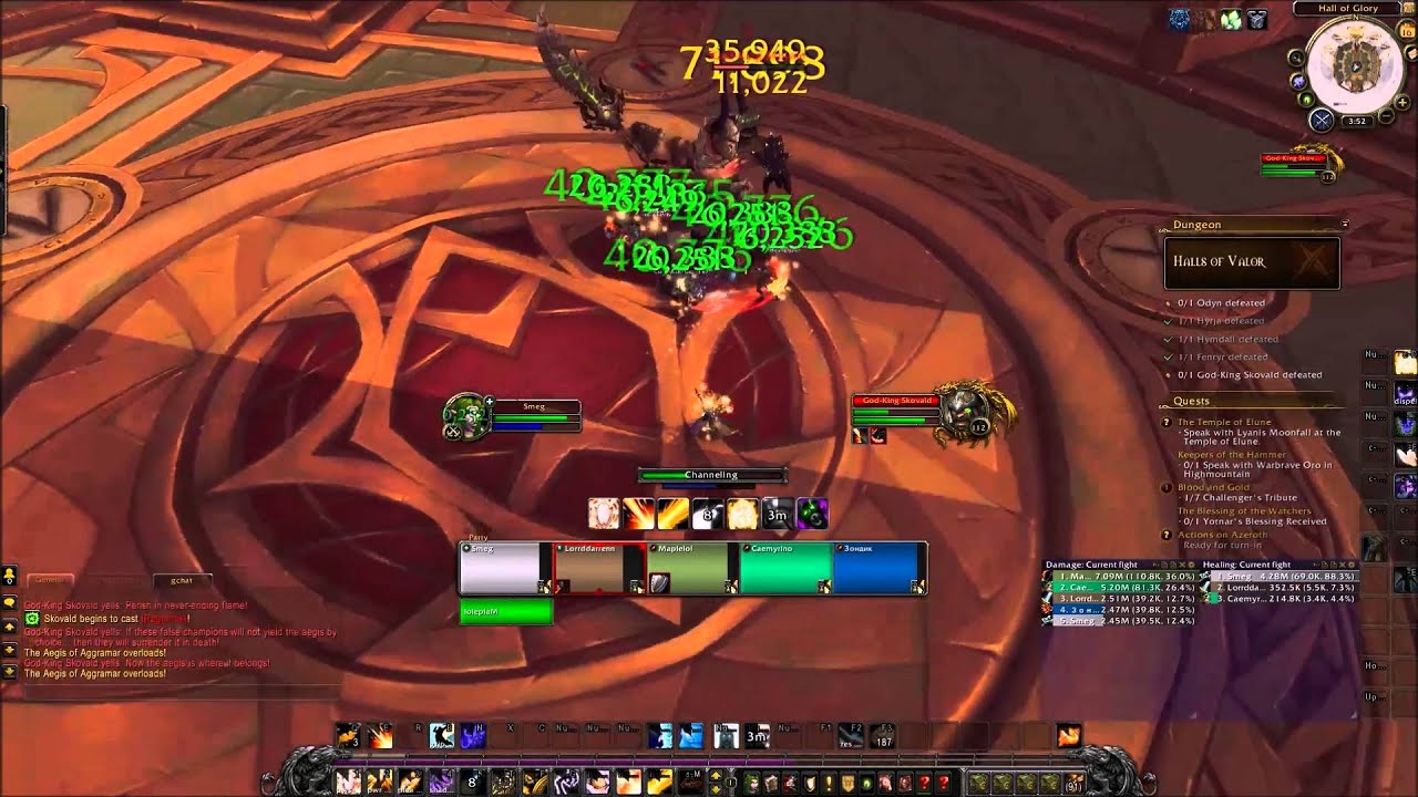 God-King Skovald - Halls of Valor (Legion Alpha, Disc Priest PoV)