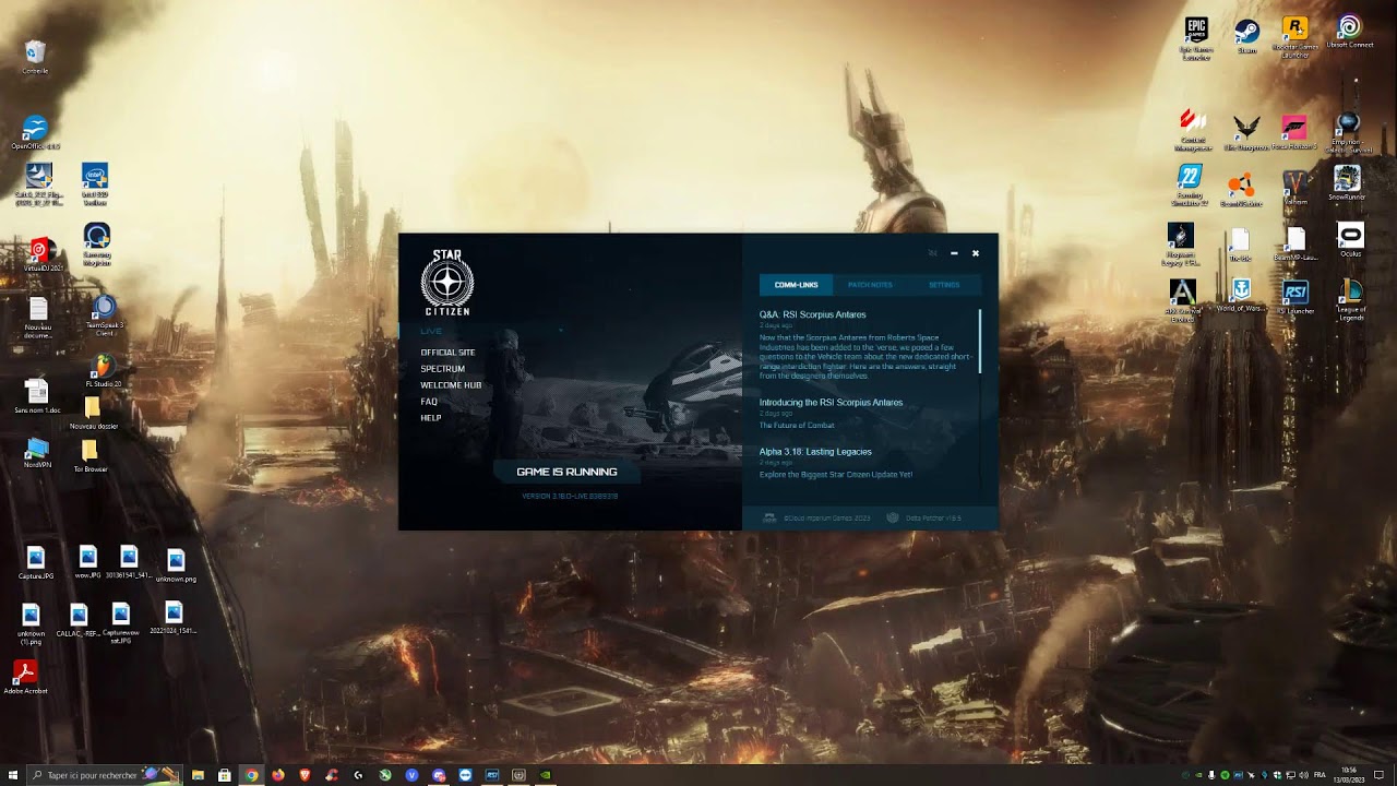 Star Citizen 3.18 live !