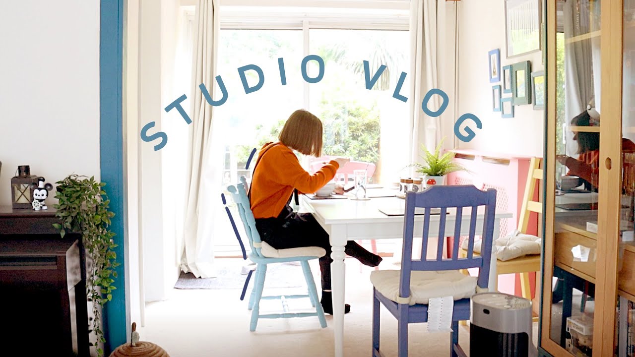 Day in the life of an Illustrator | New House, Studio Tour & Packing ...