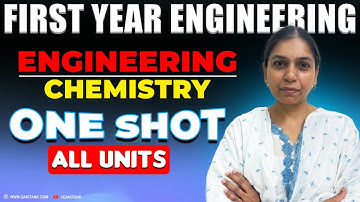 SPPU FYE - Engineering Chemistry All Units One Shot | End Semester 2024-25 | GanitAnk