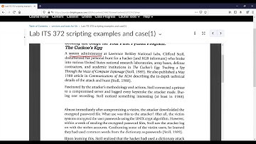 ITS 372 - Services and Python scripting for system administration