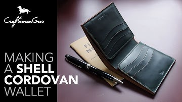 Making Shell Cordovan Wallet #LeatherAddict EP41