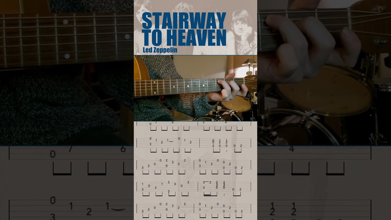 STAIRWAY TO HEAVEN - Led Zeppelin | Acoustic Guitar Tab