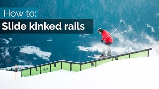 How To Slide Kinked Rails On Skis Down Flat Downs