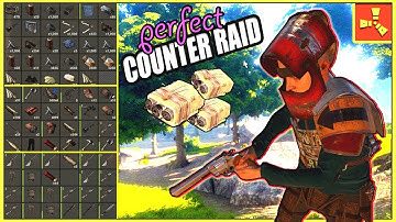 PERFECT Counter Raid?! - STEALING a RICH BASE from RAIDERS ( Rust Raids PvP )