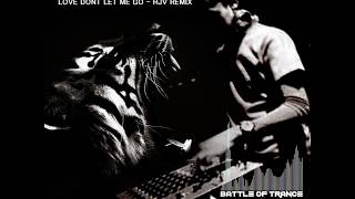 Love Dont Let Me Go - David Guetta (RJV Remix)