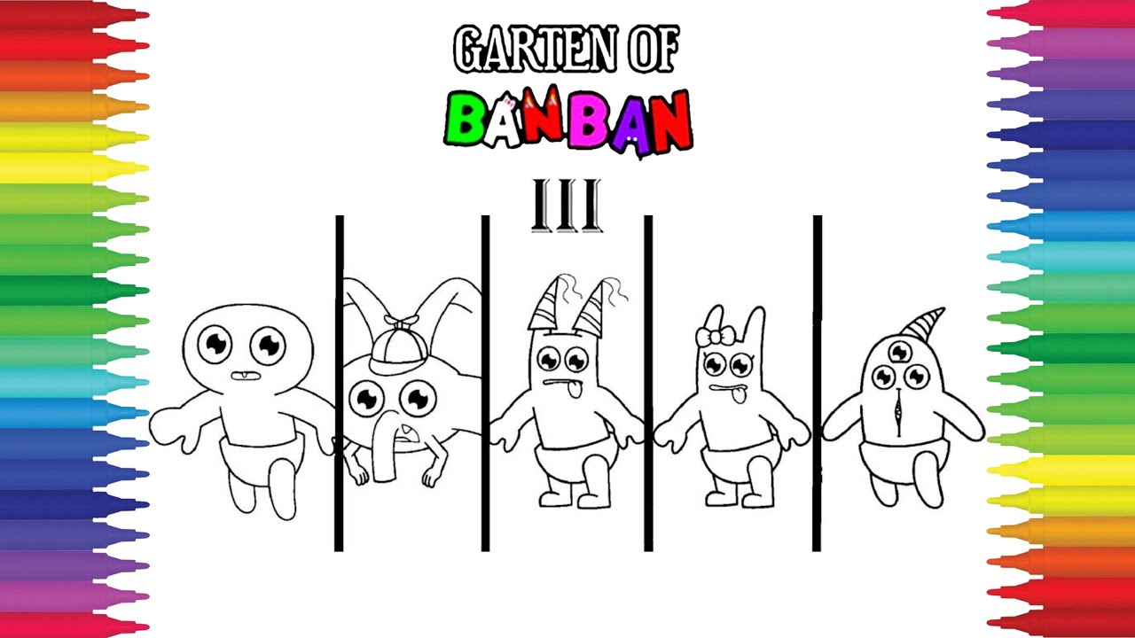 Baby Garten Of Banban Coloring Pages - YouTube
