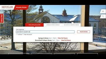 Finding Scholarly Articles