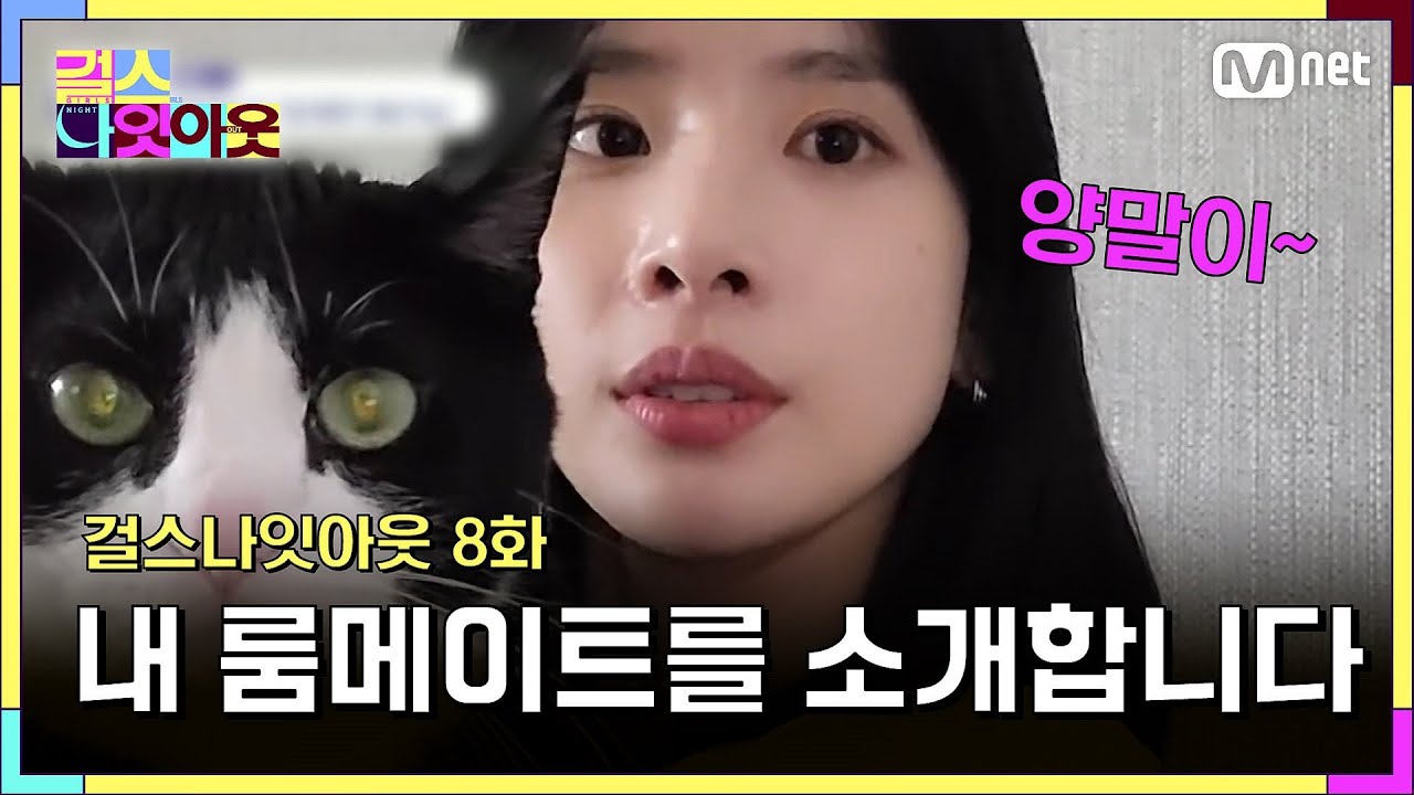 [8화] #설아의 룸메이트 양말이를 소개합니다 🐱 #걸스나잇아웃 | Mnet 230515 방송