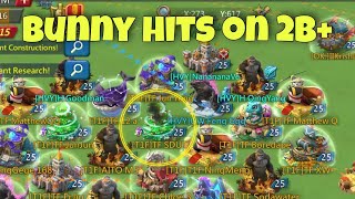Lords Mobile - Lets go with bunny for big hits. T1F online 2b+ castles against blasts
